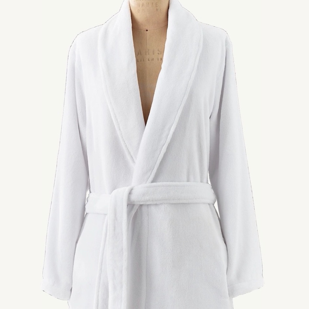 Restoration Hardware luxury plush spa robe